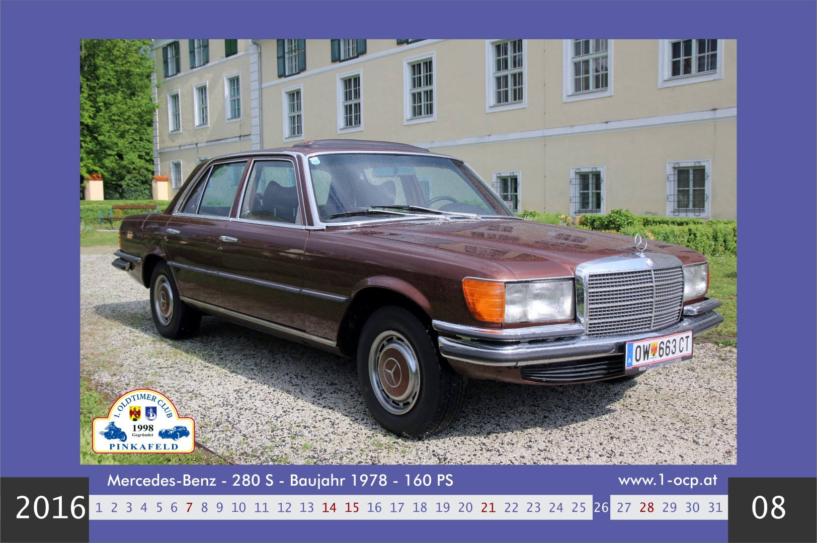 Oldtimerkalender 2016